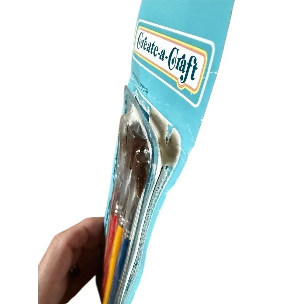 Create-a-Craft Hobby Brushes Utility Assortment 5-Piece Paint Brush Set model